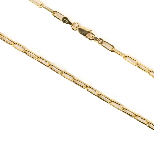 The Link: Gold Paperclip Necklace