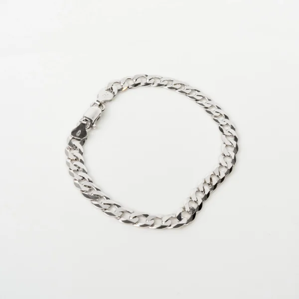 Cool: Men's Silver Cuban Link Bracelet
