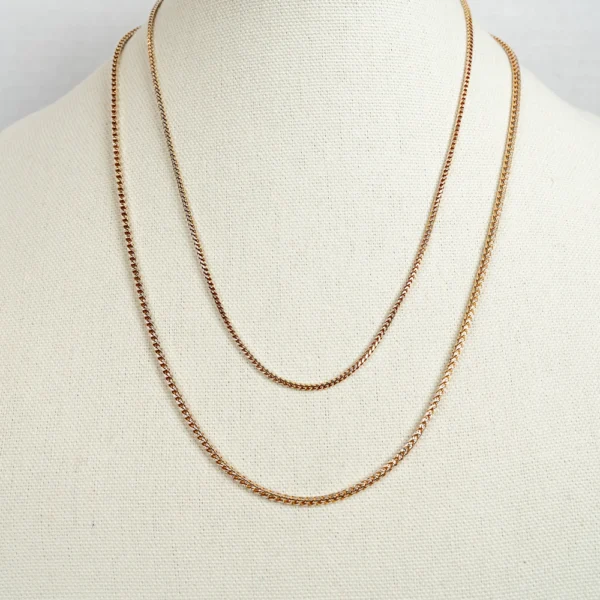 The Mini Layer: Gold Box Chain Dainty Necklace