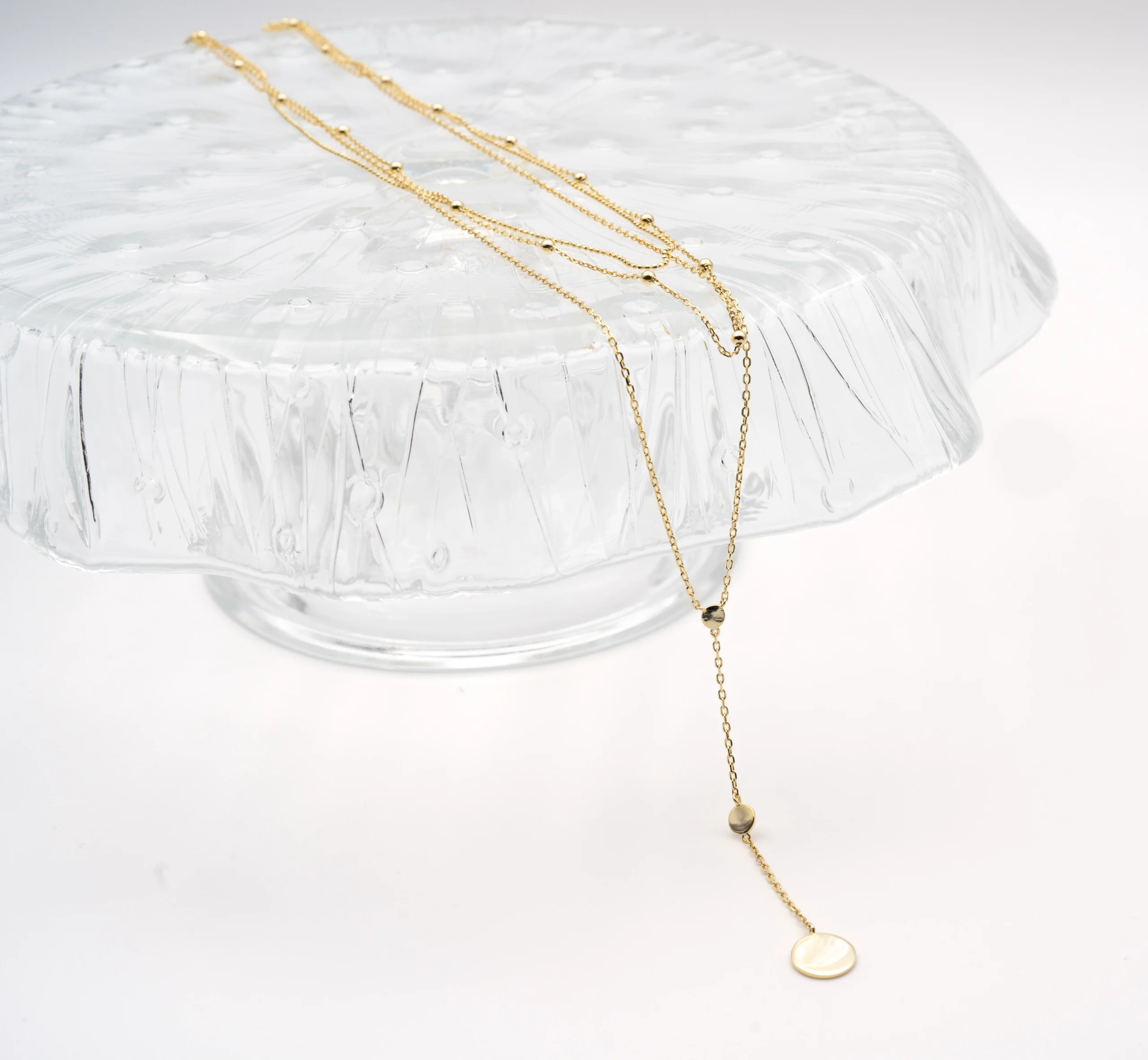 The Lariat: Layered Lariat Necklace - Portier Jewelry The Lariat: Layered Lariat Necklace - Image 5