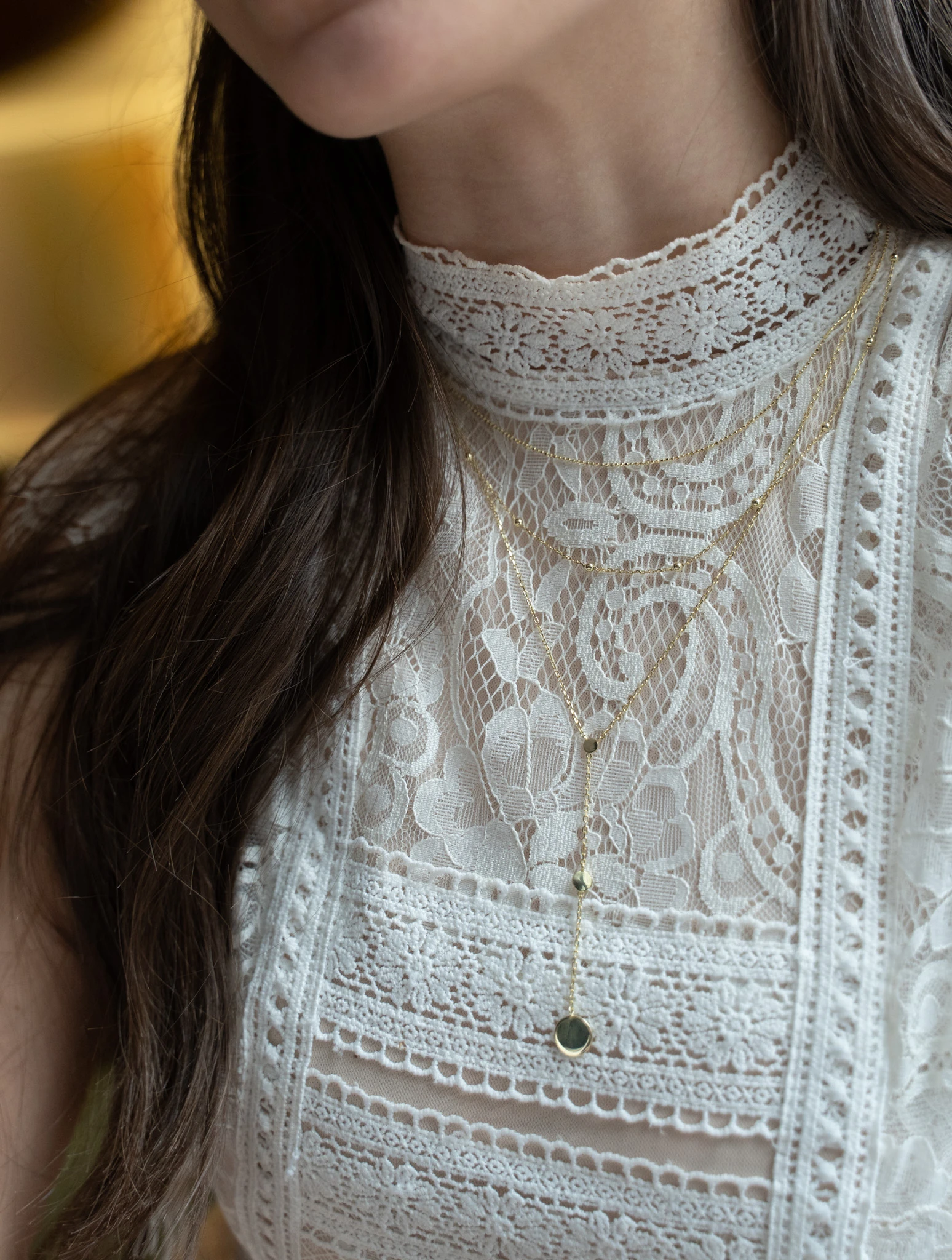 The Lariat: Layered Lariat Necklace - Portier Jewelry The Lariat: Layered Lariat Necklace - Image 8