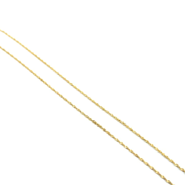 The Gold Scroll II: Gold Spiral Chain Necklace