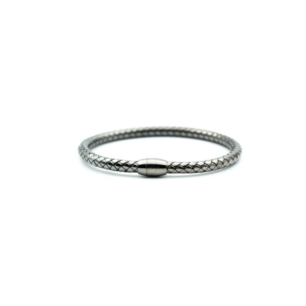 Magnet: Men's Sterling Silver Cable Braided Bracelet