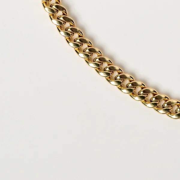 The Crown: Cuban Link Solid Gold Necklace